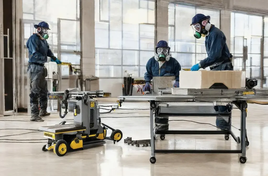 Großformatfliesen im System: Zuschnitt, Bohren, Nivellieren, Schutz