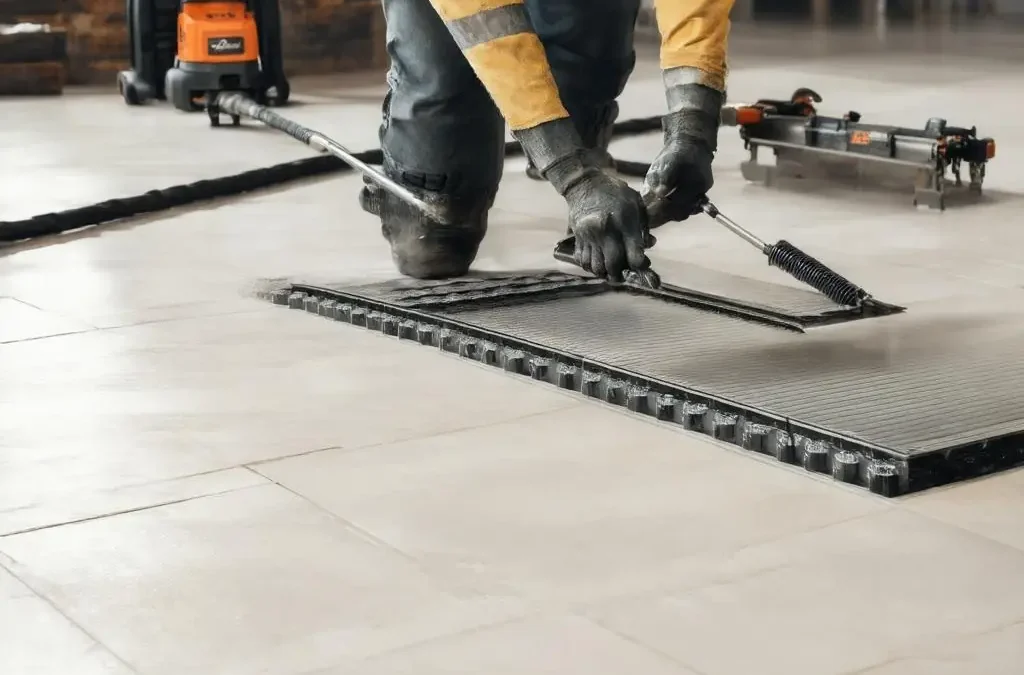 Großformate professionell verlegen: Workflow, Werkzeuge und BG‑Bau‑Praxis mit High‑Line, Super Cut, Levelmac, MATRIXTEC und iQ426HEPA