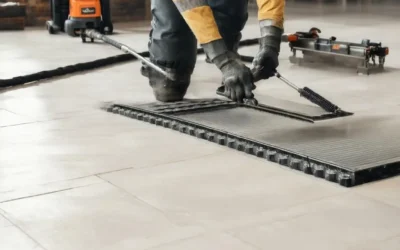 Großformate professionell verlegen: Workflow, Werkzeuge und BG‑Bau‑Praxis mit High‑Line, Super Cut, Levelmac, MATRIXTEC und iQ426HEPA