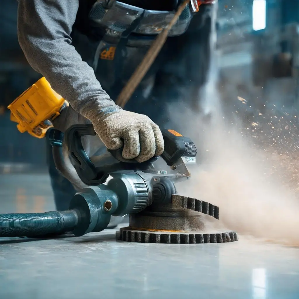 Diamant‑Schleifscheibe in verwendung