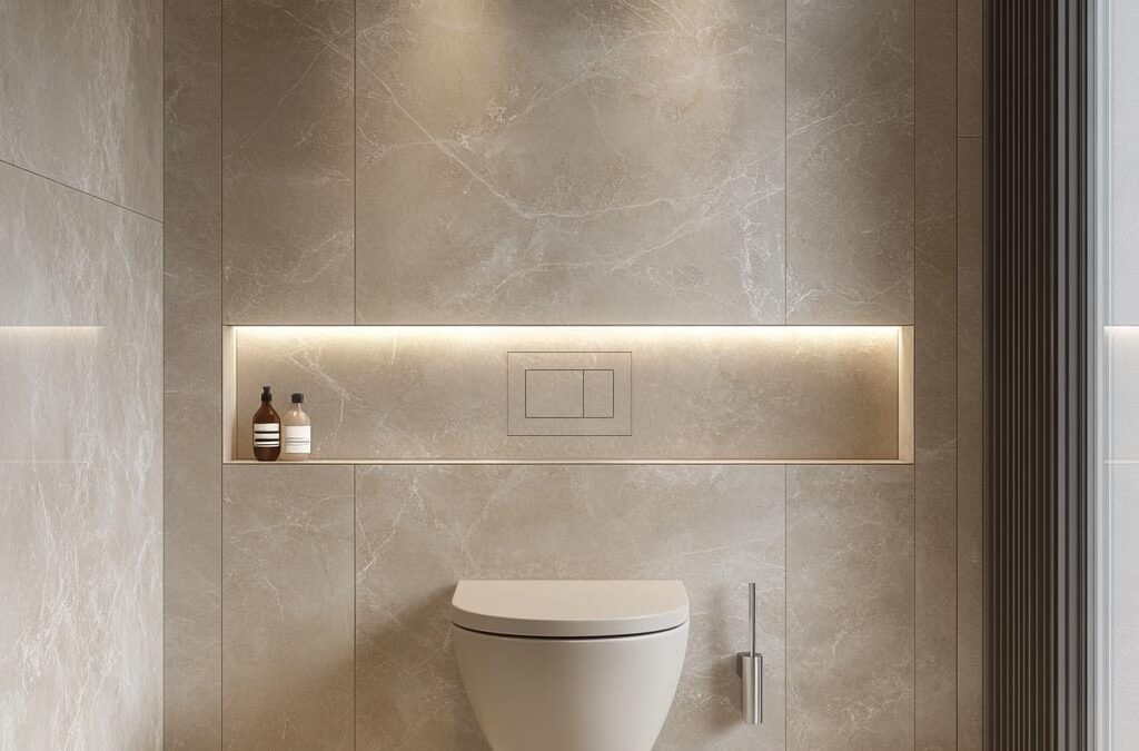 Befliesbare WC-Drückerplatten im Profi-Einsatz: Planung, Zuschnitt und Montage für ein durchgängiges Fugenbild