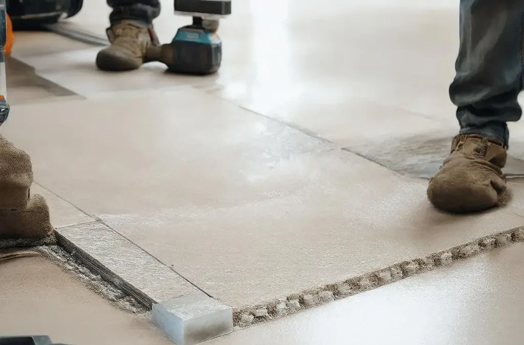 Großformate planeben verlegen mit Levelmac: Systemaufbau, Anwendung, Verbrauch und ROI