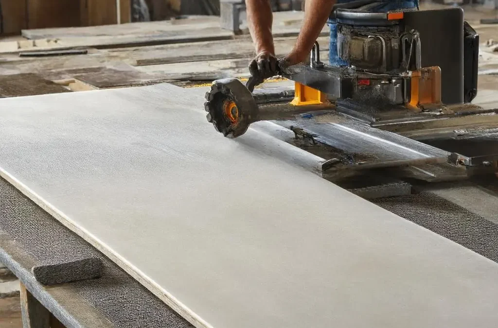 Großformatfliesen schneiden: Wann Großformatschneider, wann Steintrennmaschine?