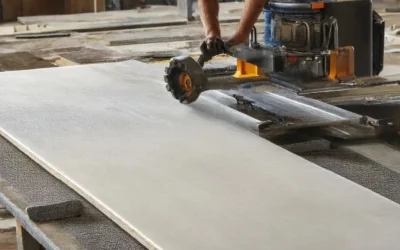 Großformatfliesen schneiden: Wann Großformatschneider, wann Steintrennmaschine?